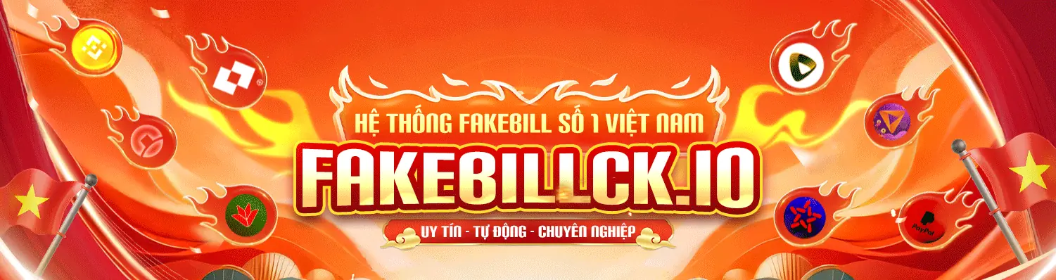 Cảnh báo fake bill chuyển khoản giả